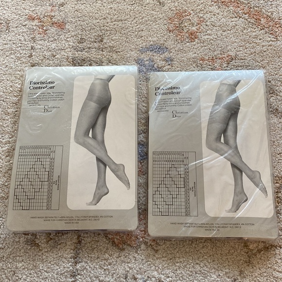 NWT Vintage Christian Dior Pantyhose - Picture 2 of 5
